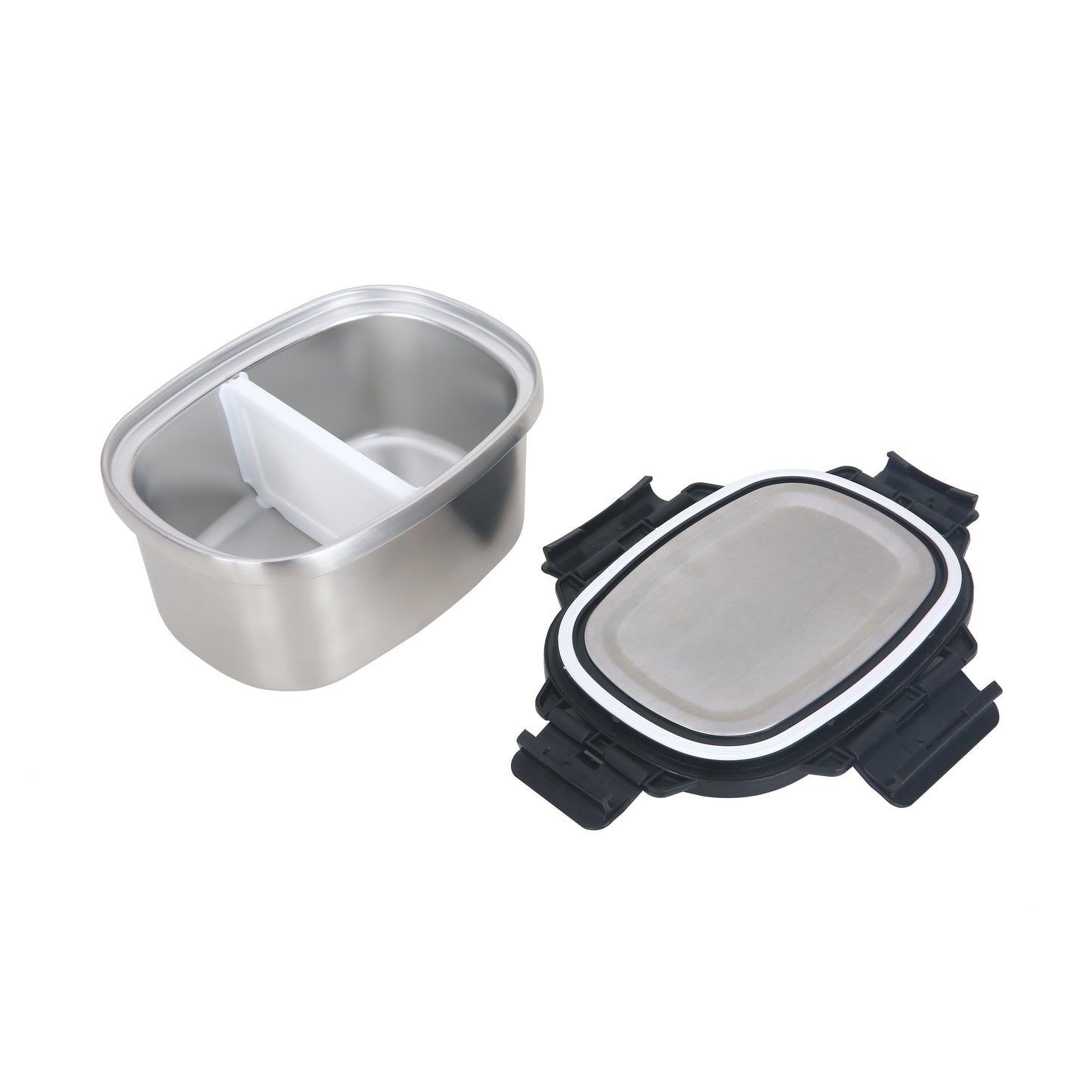 Food Container, Reusable Insulated Stainless Steel, Rectangular, 33 Oz